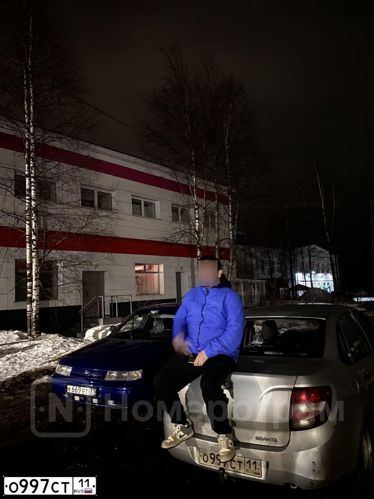 Фото автомобиля LADA 2190 GRANTA, 2013 — госномер О997СТ11. Цвет: серебристый