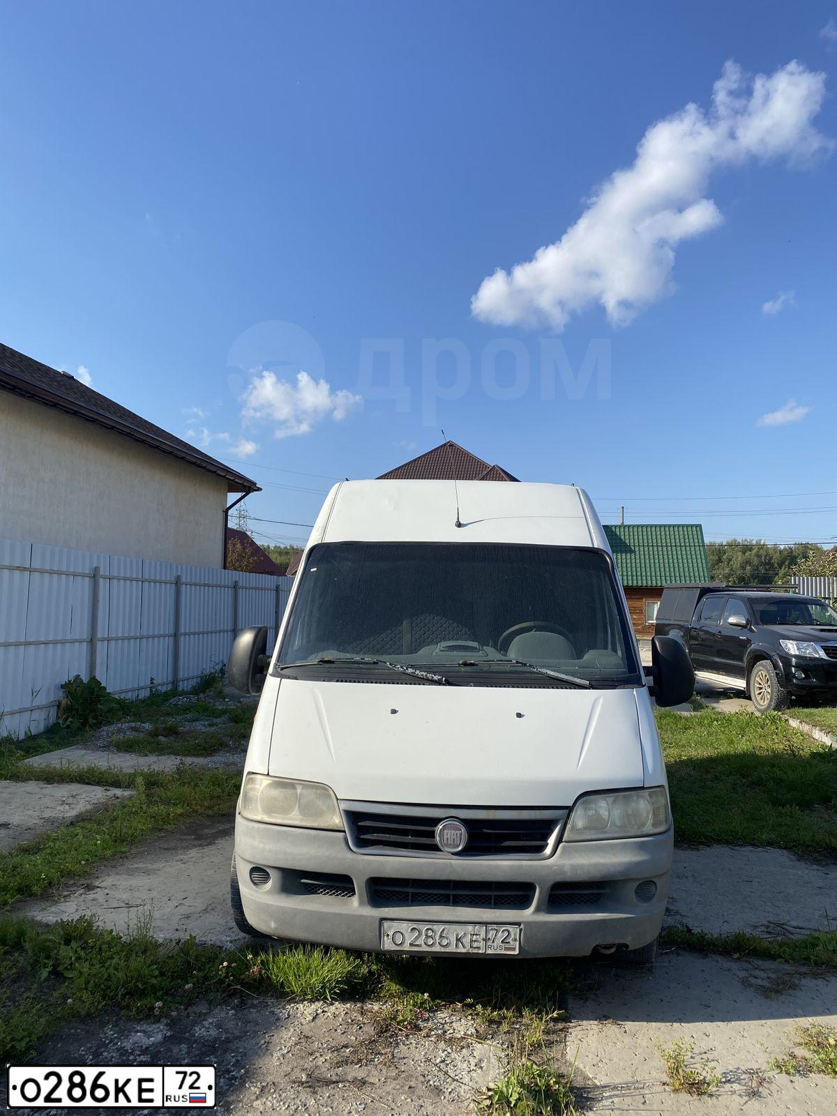 Фото автомобиля FIAT DUCATO, 2011 — госномер О286КЕ72. Цвет: Белый