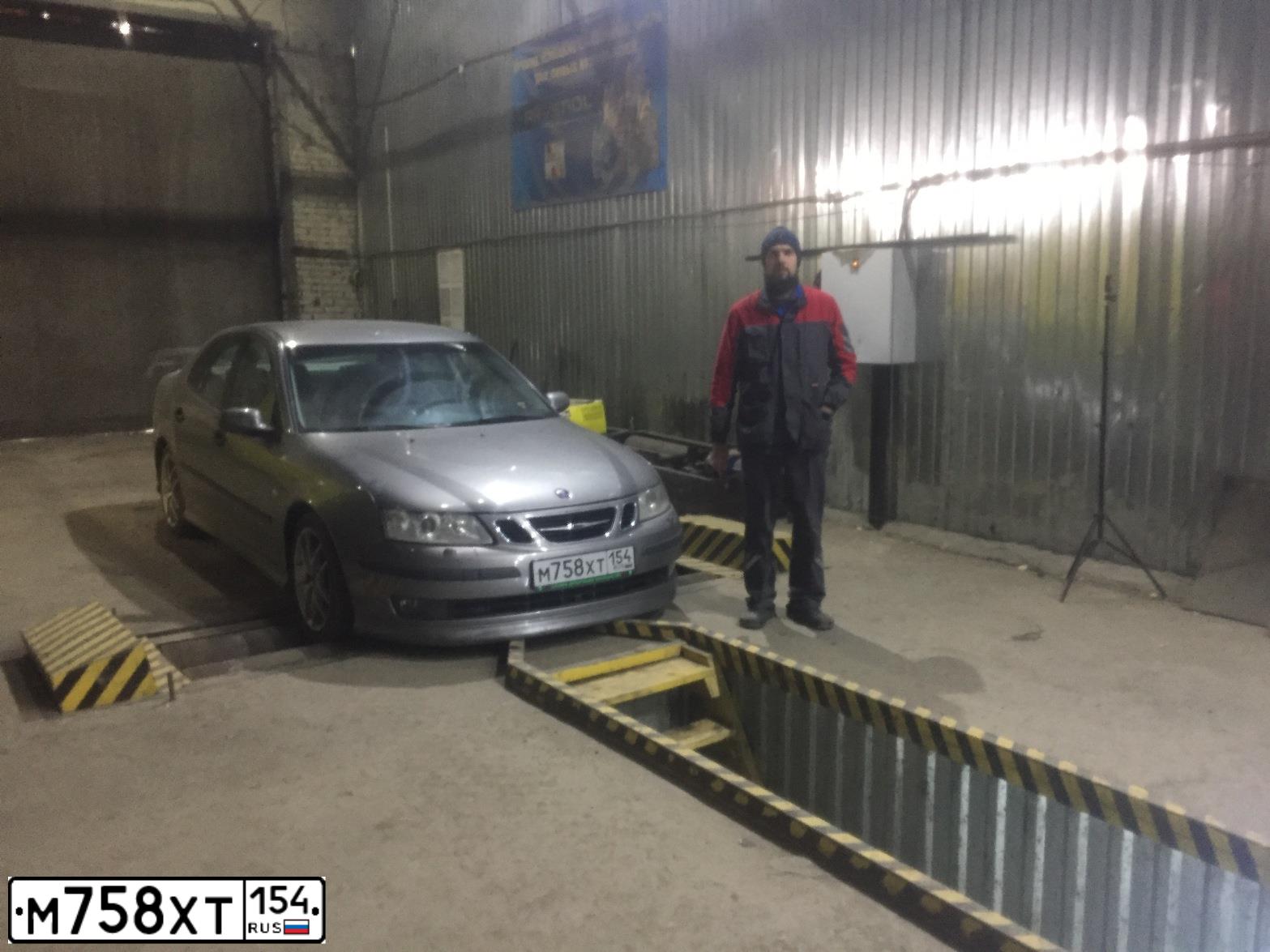 Фото автомобиля SAAB B 9-3, 2003 — госномер М758ХТ154. Цвет: СЕРЫЙ СВЕТЛЫЙ