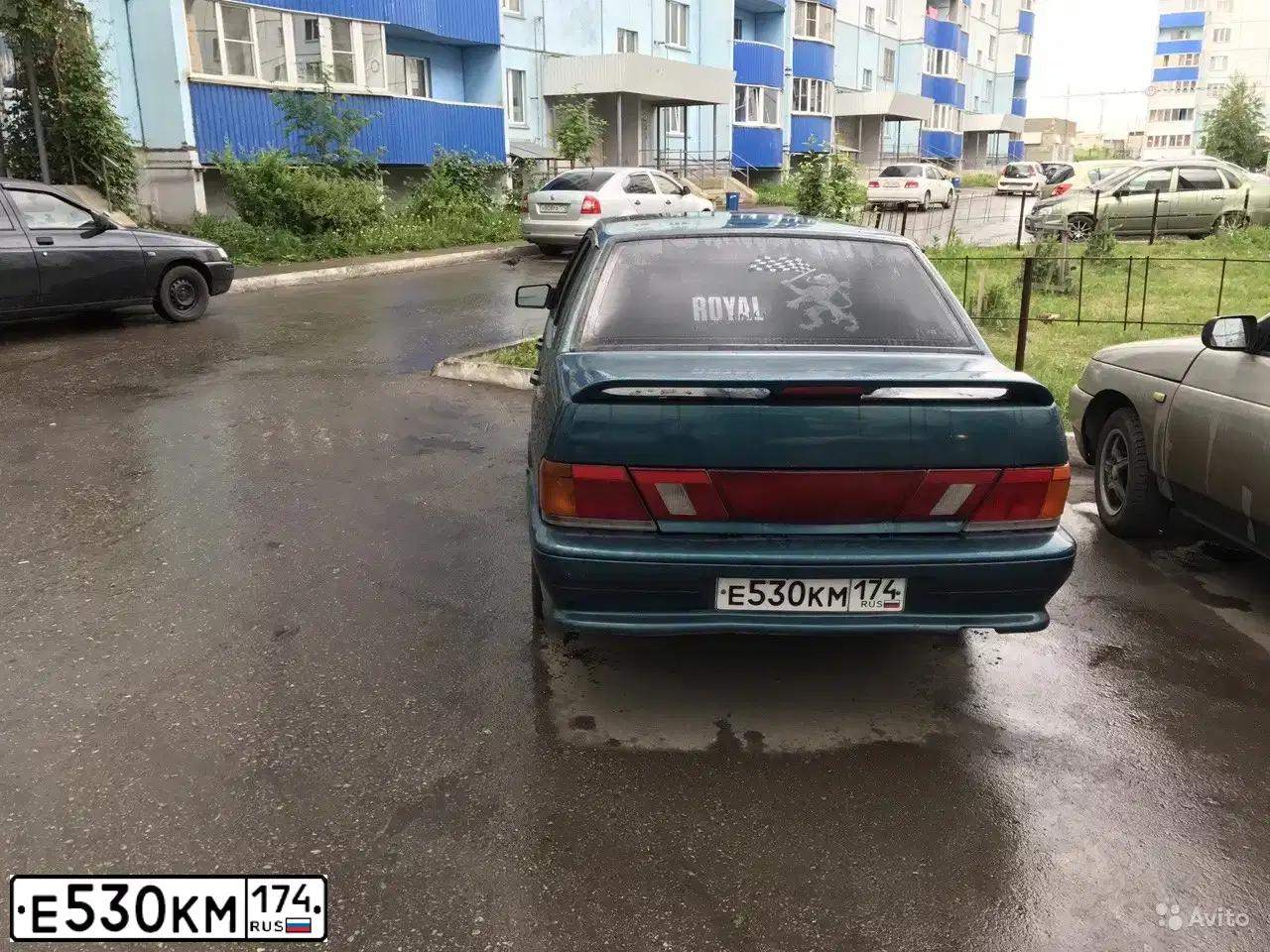 Фото автомобиля LADA 2115 SAMARA, 2000 — госномер Е530КМ174. Цвет: ЗЕЛЕНЫЙ