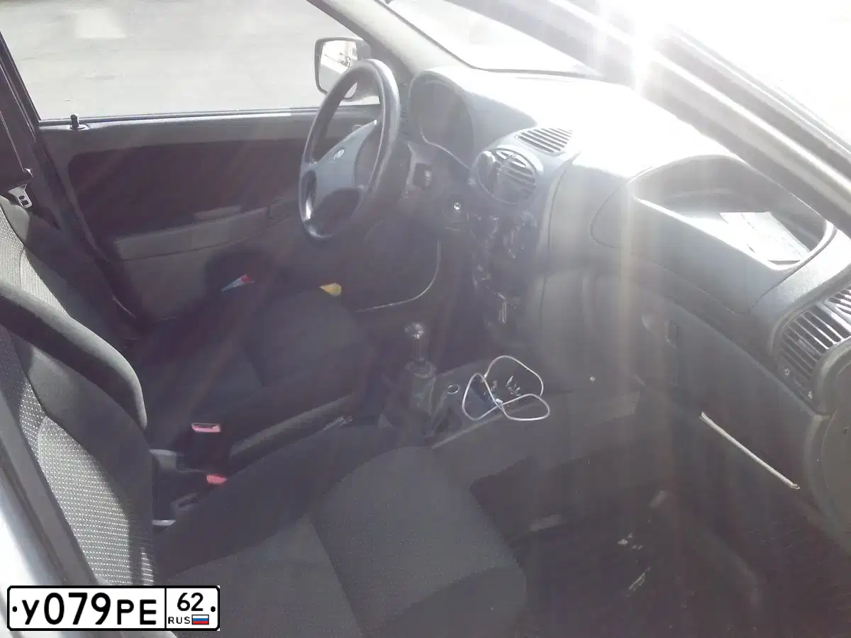 Фото автомобиля LADA 1119 KALINA, 2012 — госномер У079РЕ62. Цвет: Серебристый