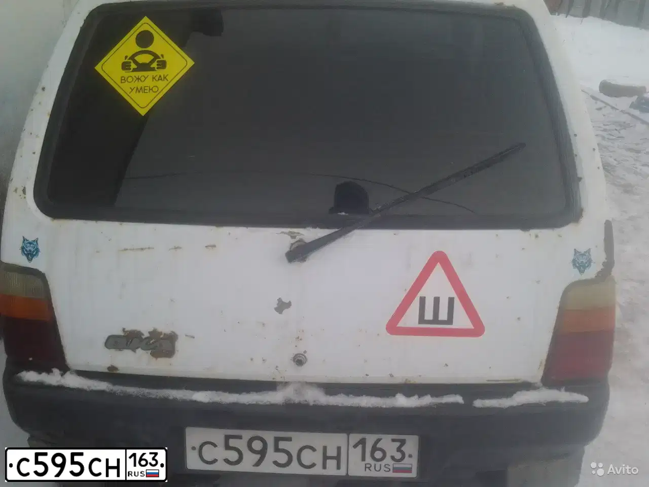 Фото автомобиля SEAZ OKA, 1992 — госномер М068УР63. Цвет: Белый