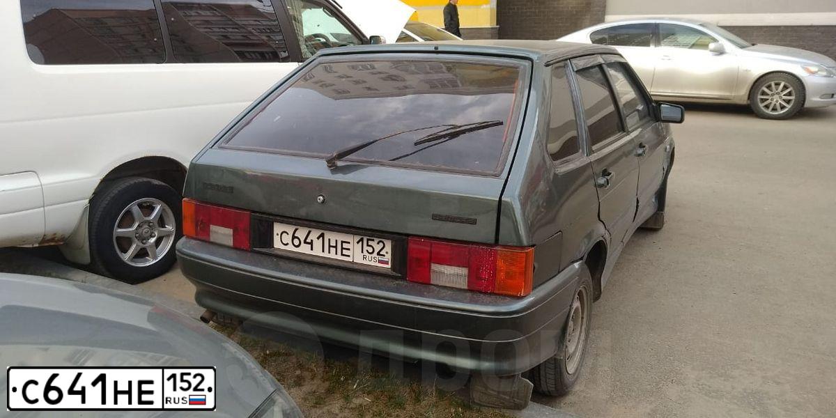 Фото автомобиля LADA 2114 SAMARA, 2008 — госномер М960ТЕ33. Цвет: СЕРО-СИНЕ-ЗЕЛЕНЫЙ