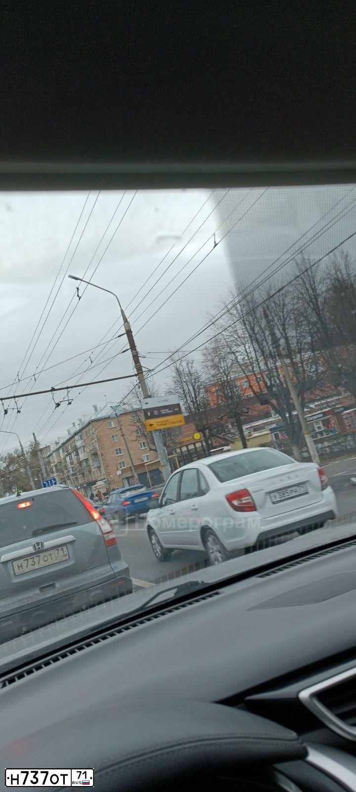 Фото автомобиля HONDA CR-V, 2008 — госномер Н737ОТ71. Цвет: СЕРО-ГОЛУБОЙ