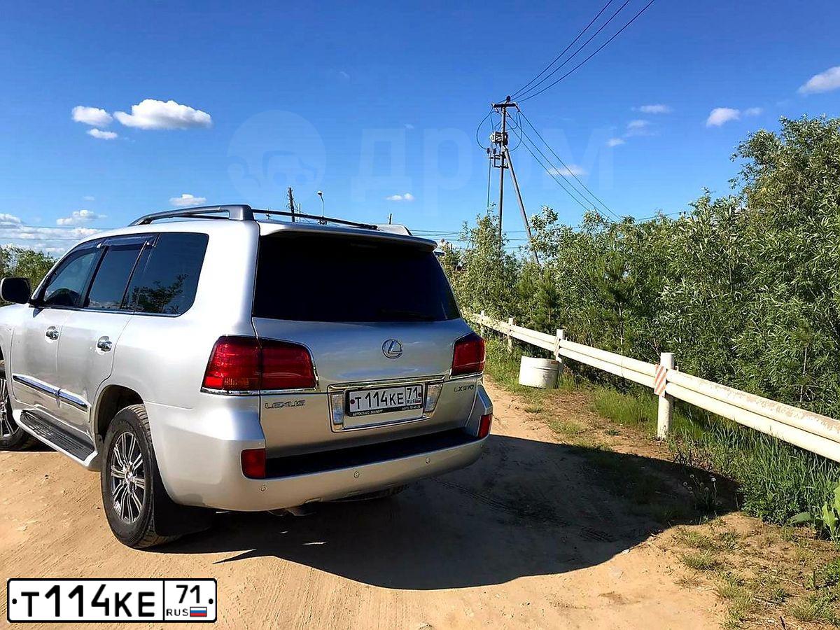 Фото автомобиля LEXUS LX, 2008 — госномер Р350ММ14. Цвет: Серебристый