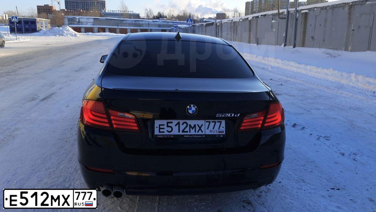 Фото автомобиля BMW SERIE 5, 2013 — госномер Х333КК72. Цвет: ЧЕРНЫЙ