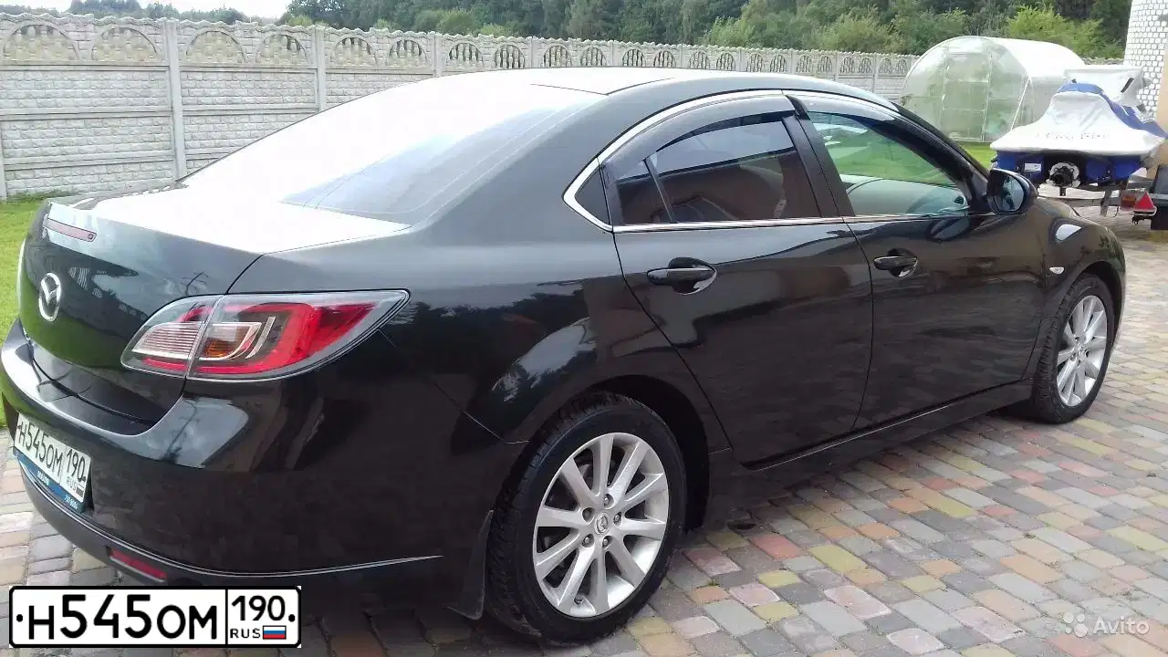 Фото автомобиля MAZDA 6, 2008 — госномер С599НТ39. Цвет: ЧЕРНЫЙ