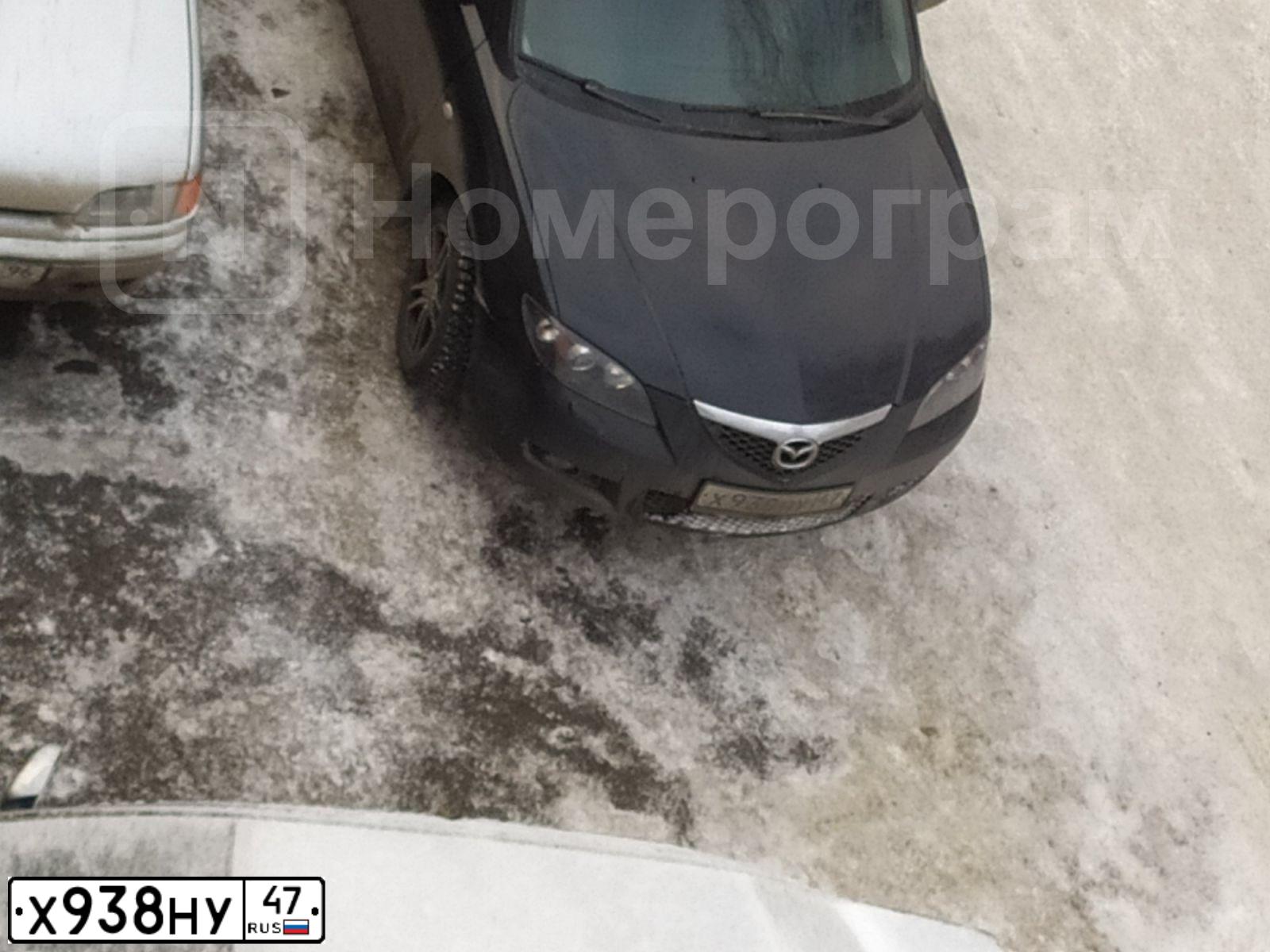 Фото автомобиля MAZDA 3, 2007 — госномер А732УС92. Цвет: ЧЕРНЫЙ