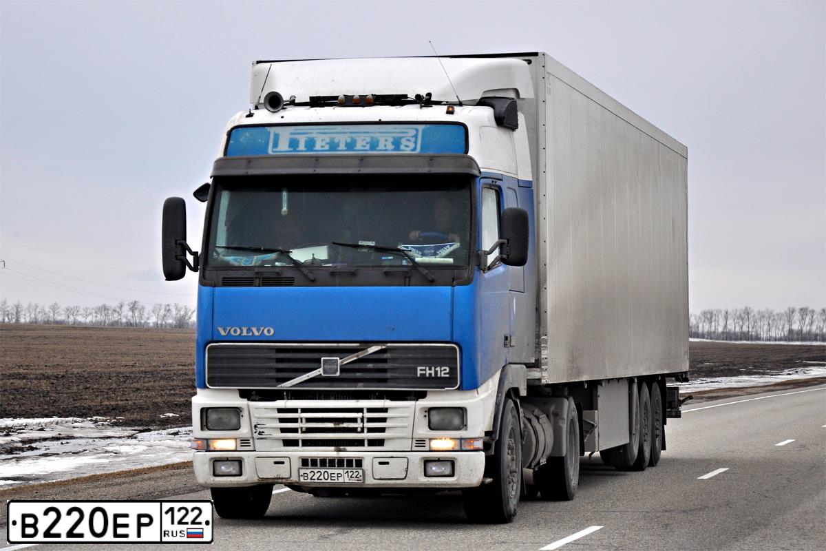 Фото автомобиля VOLVO SERIE FH /4X2/, 1999 — госномер В220ЕР122. Цвет: синий