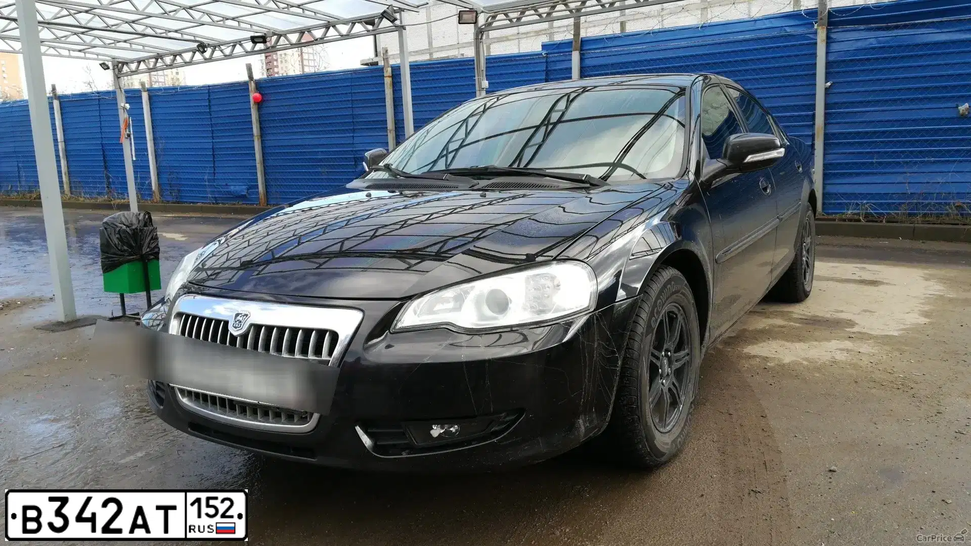 Фото автомобиля GAZ WOLGA SIBER, 2010 — госномер В342АТ152. Цвет: ЧЕРНЫЙ