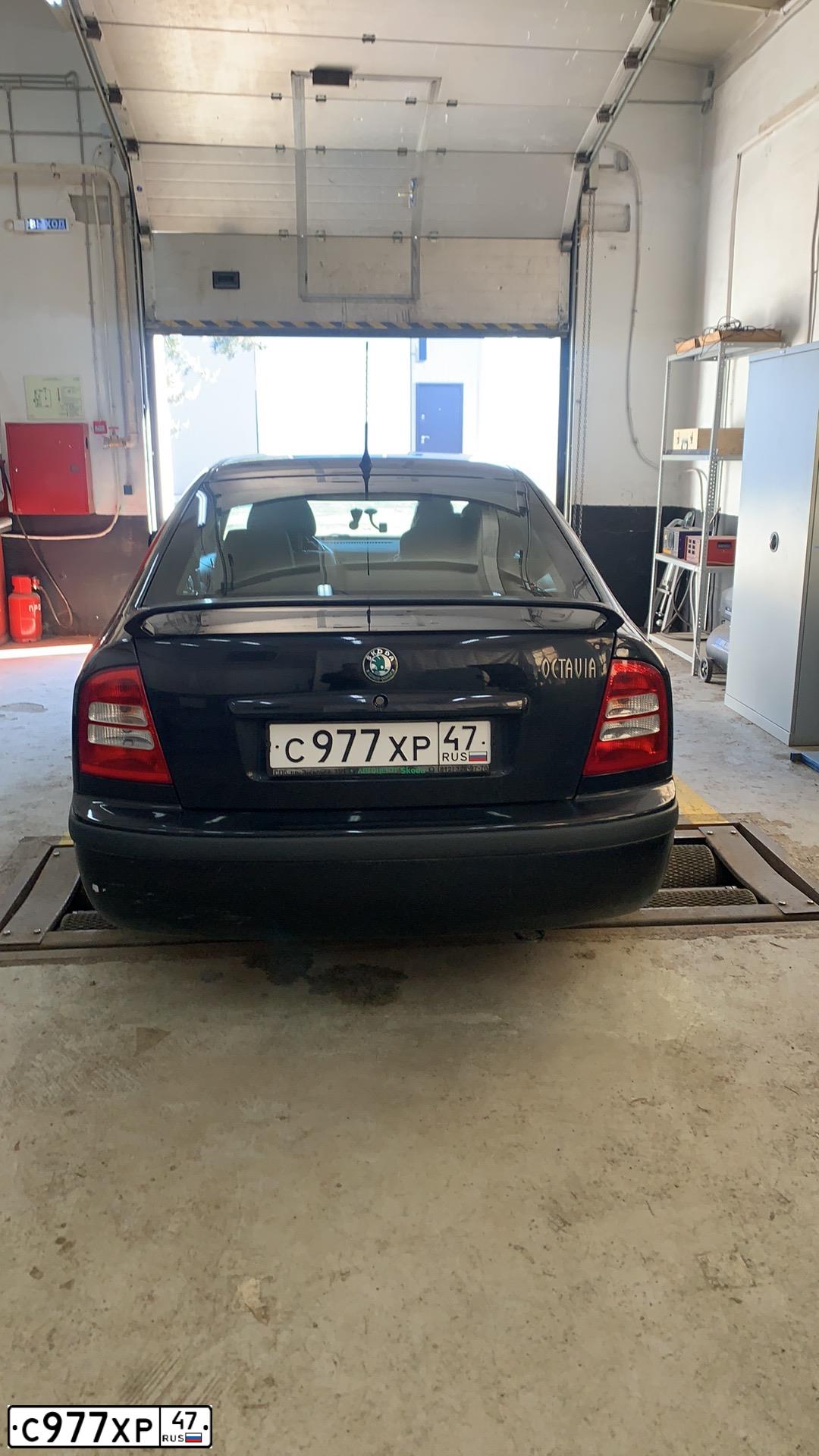 Фото автомобиля SKODA OCTAVIA, 2008 — госномер К173ВК53. Цвет: ЧЕРНЫЙ