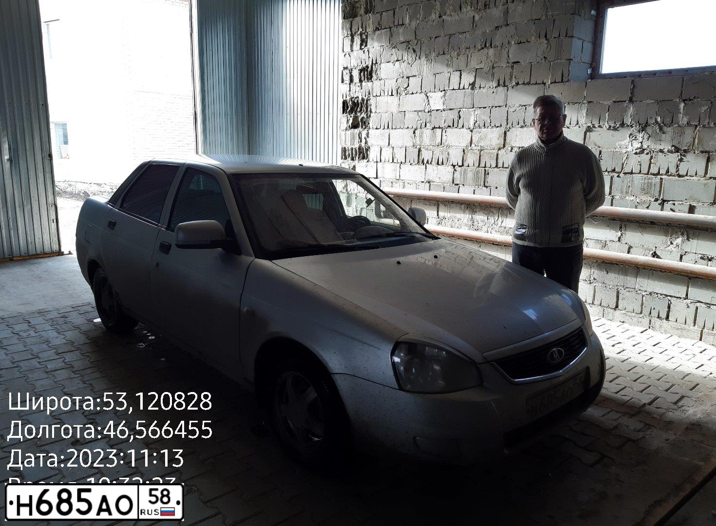Фото автомобиля LADA Priora3, 2008 — госномер Н685АО58