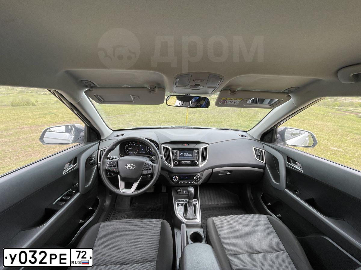 Фото автомобиля HYUNDAI CRETA, 2021 — госномер У550ТУ18. Цвет: СЕРЫЙ