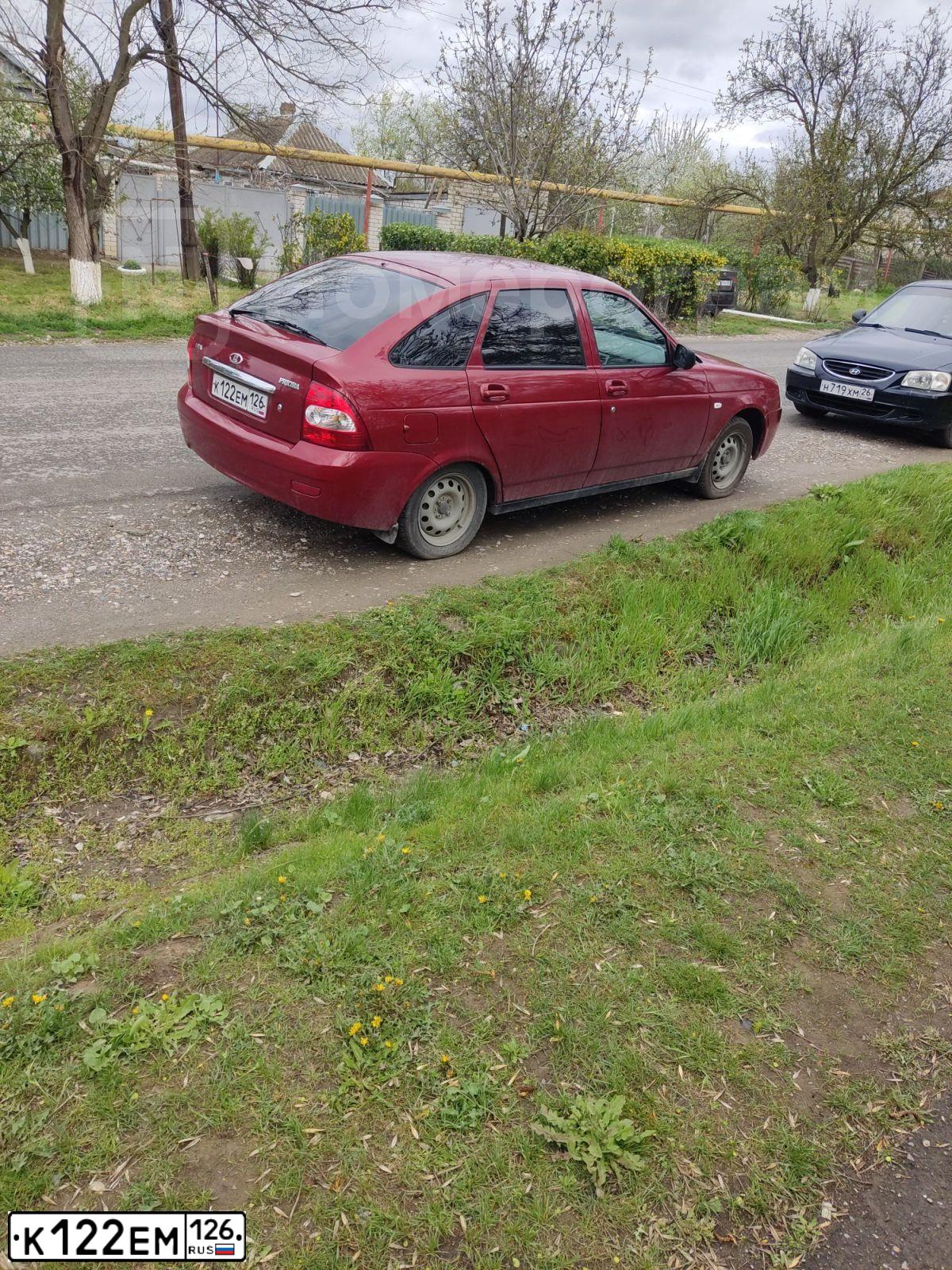 Фото автомобиля LADA 2172 PRIORA, 2008 — госномер С396РХ163. Цвет: ЗОЛОТИСТО-КРАСНЫЙ