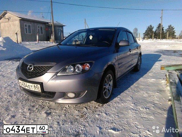 Фото автомобиля MAZDA 3, 2004 — госномер Т565НУ73. Цвет: ТЕМНО-СЕРЫЙ