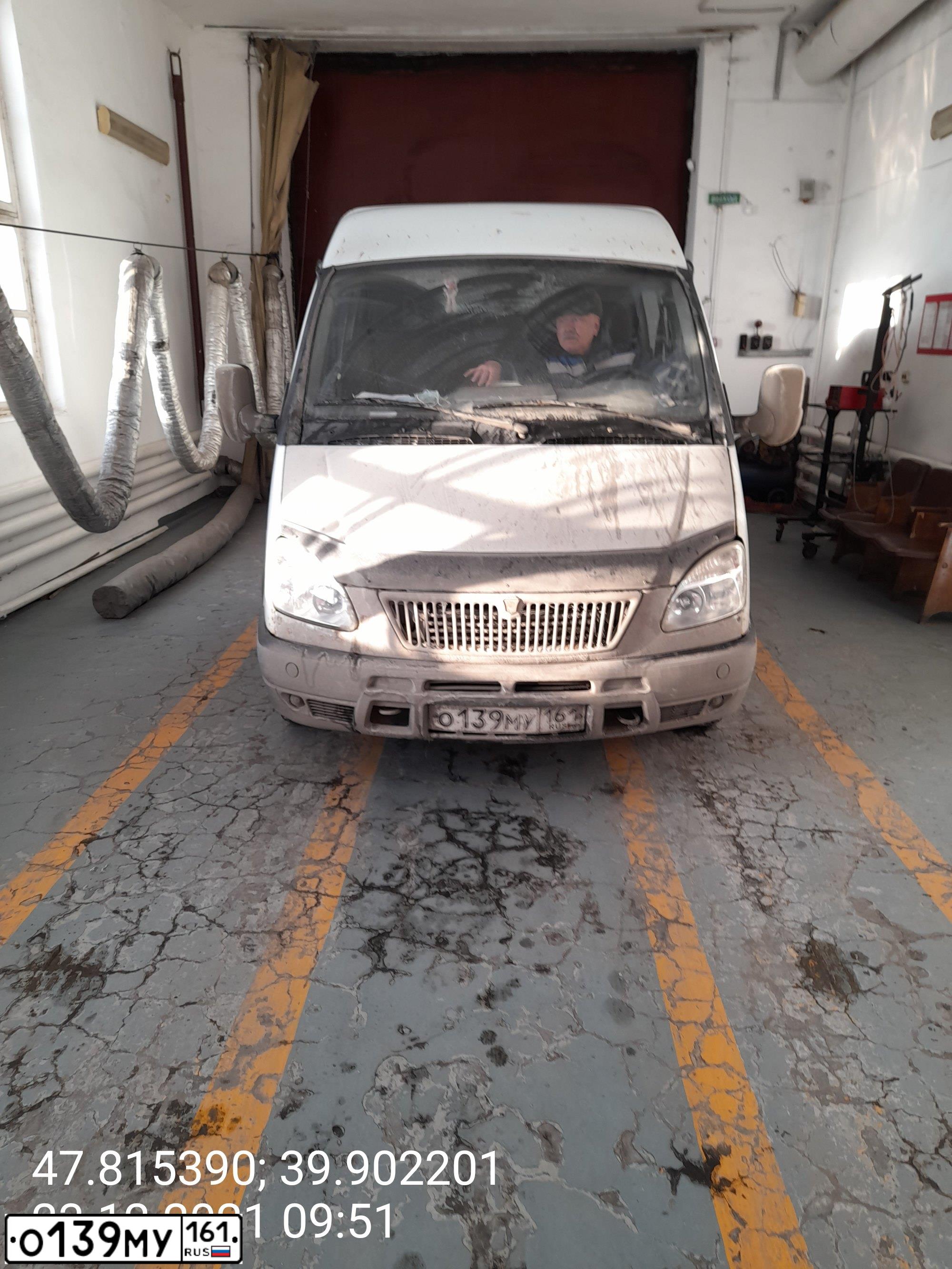 Фото автомобиля GAZ 2752 SOBOL, 2007 — госномер О139МУ161. Цвет: БЕЛЫЙ