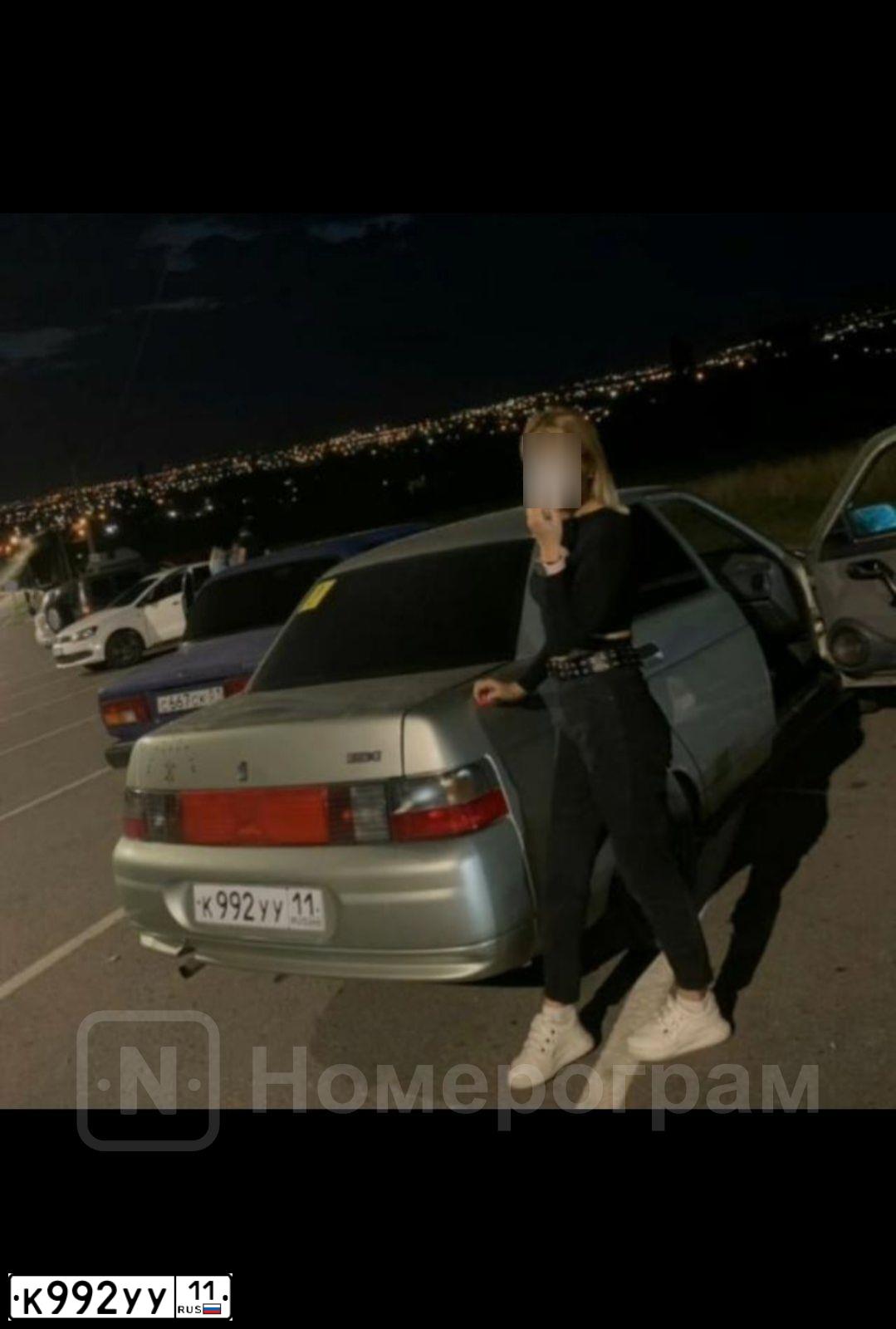 Фото автомобиля LADA 2110, 2006 — госномер К992УУ11. Цвет: БЕЛО-ЗЕЛЕНЫЙ
