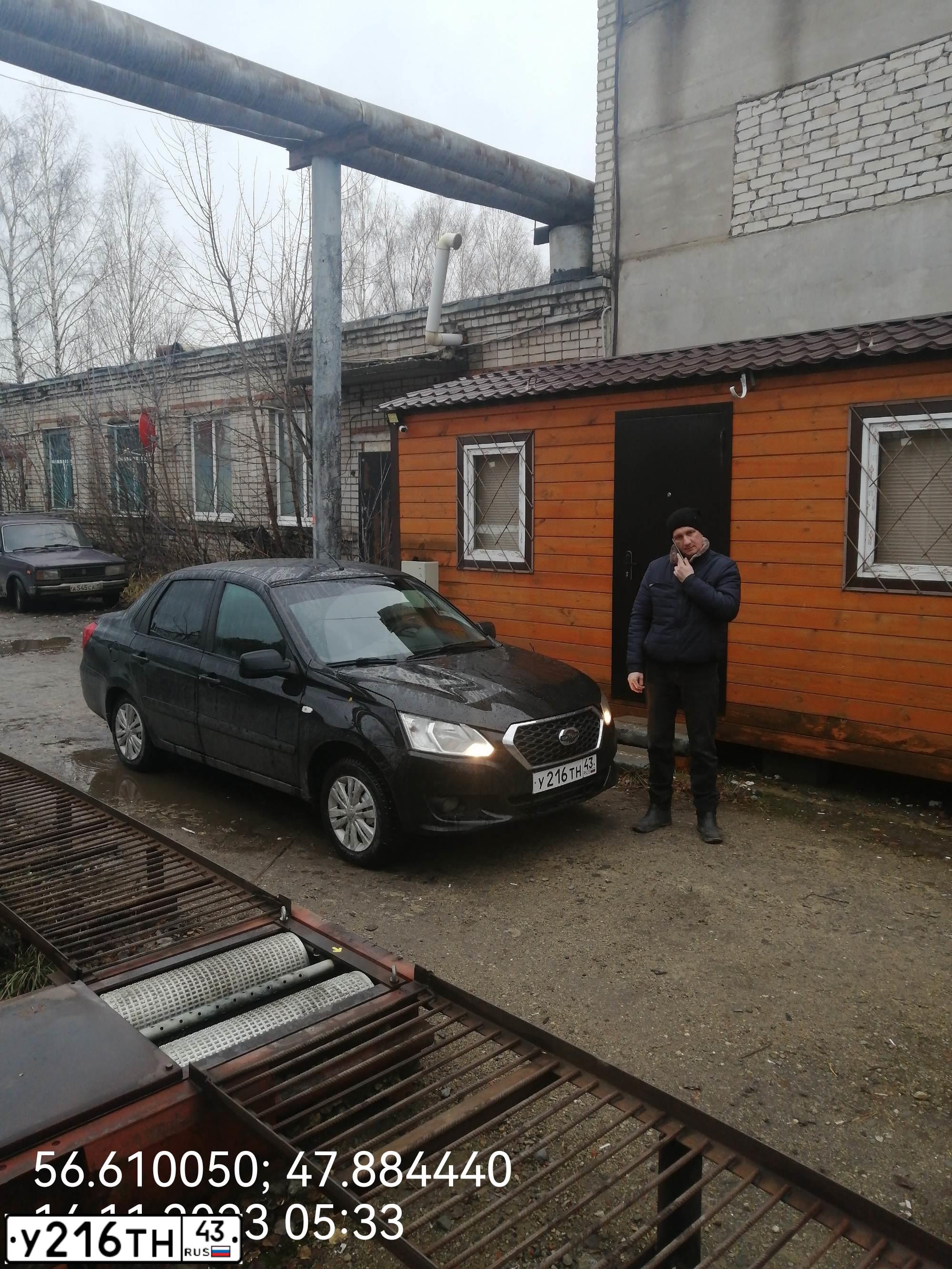 Фото автомобиля DATSUN ON-DO, 2015 — госномер Х462РВ12. Цвет: ЧЕРНЫЙ