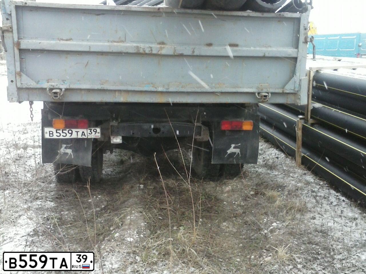 Фото автомобиля GAZ 3307, 1991 — госномер В559ТА39. Цвет: синий