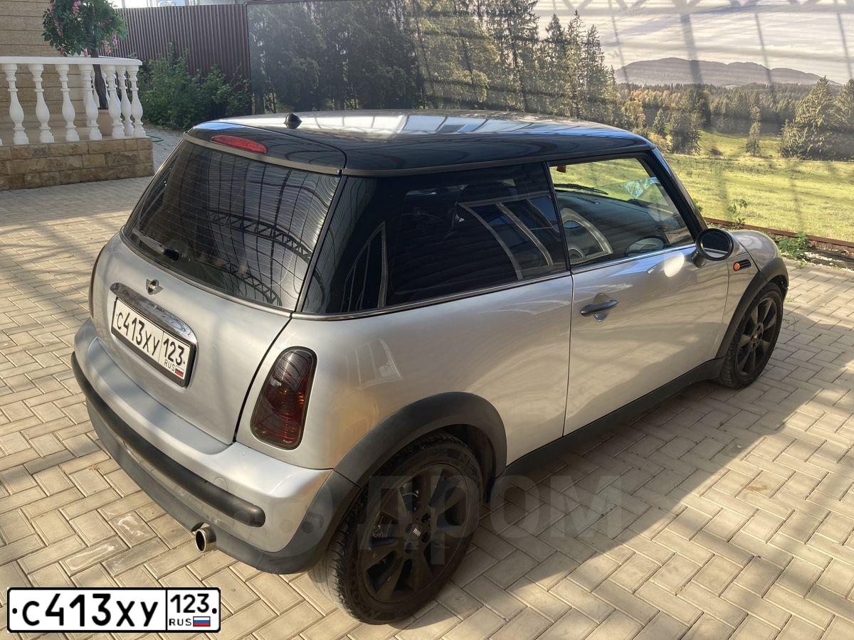 Фото автомобиля MINI MINI, 2003 — госномер Н803ВВ193. Цвет: (БЕЛЫЙ)СЕРЕБРИСТЫЙ