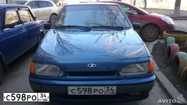 Фото автомобиля LADA 2114 SAMARA, 2005 — госномер С598РО34. Цвет: ТЕМНО-СИНИЙ