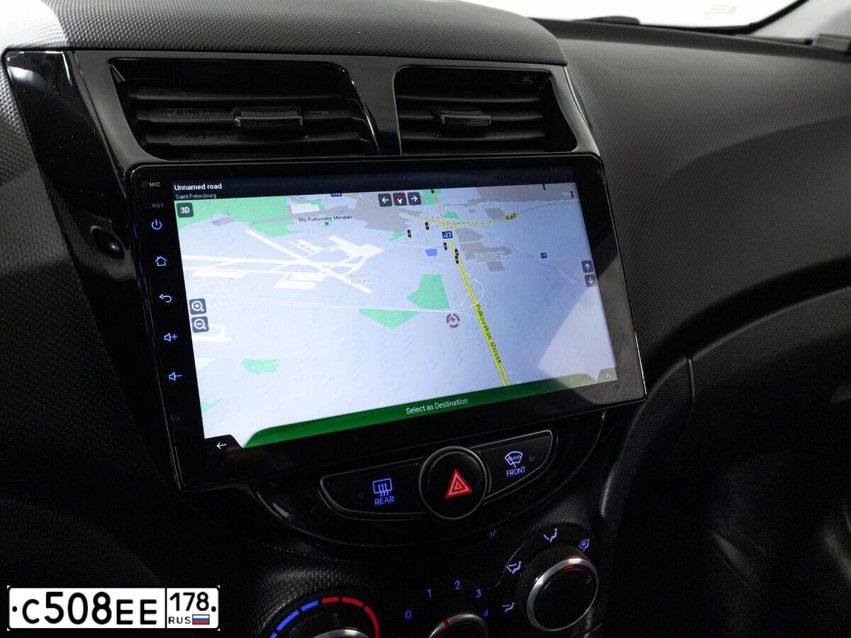 Фото автомобиля HYUNDAI SOLARIS, 2015 — госномер С508ЕЕ178. Цвет: Коричневый