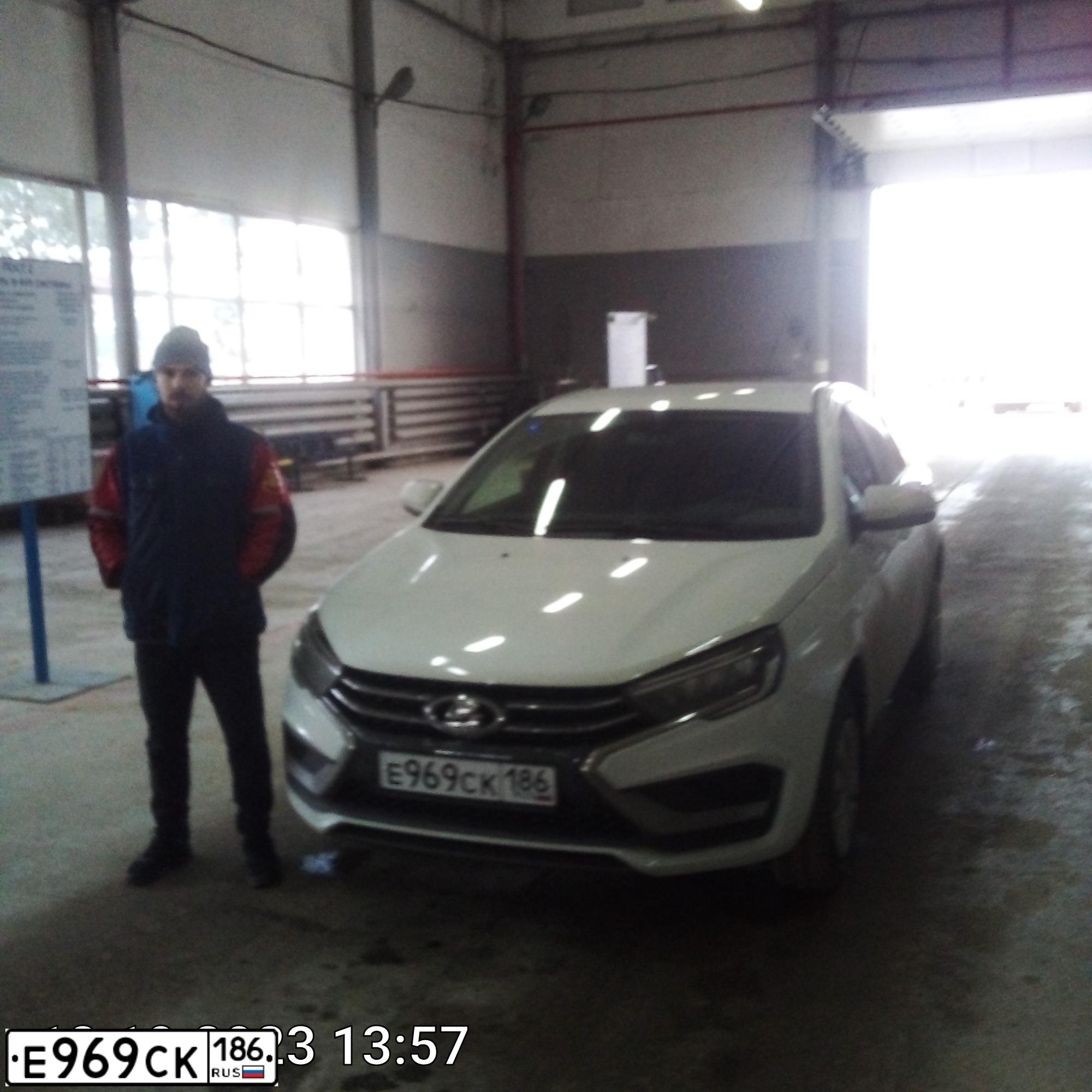 Фото автомобиля LADA (ВАЗ) Vesta, 2023 — госномер Е969СК186