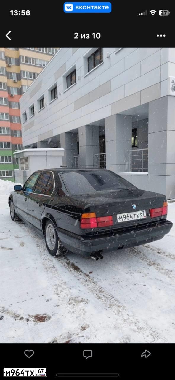Фото автомобиля BMW 525I, 1993 — госномер Р531ТХ12