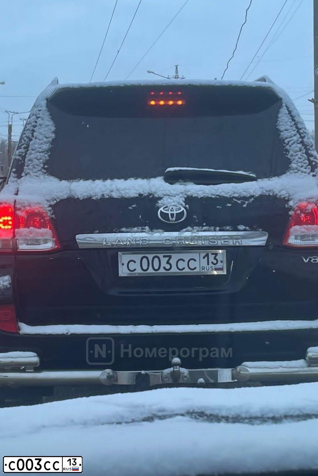 Фото автомобиля VOLVO S60, 2007 — госномер С003СС13. Цвет: Серебристый