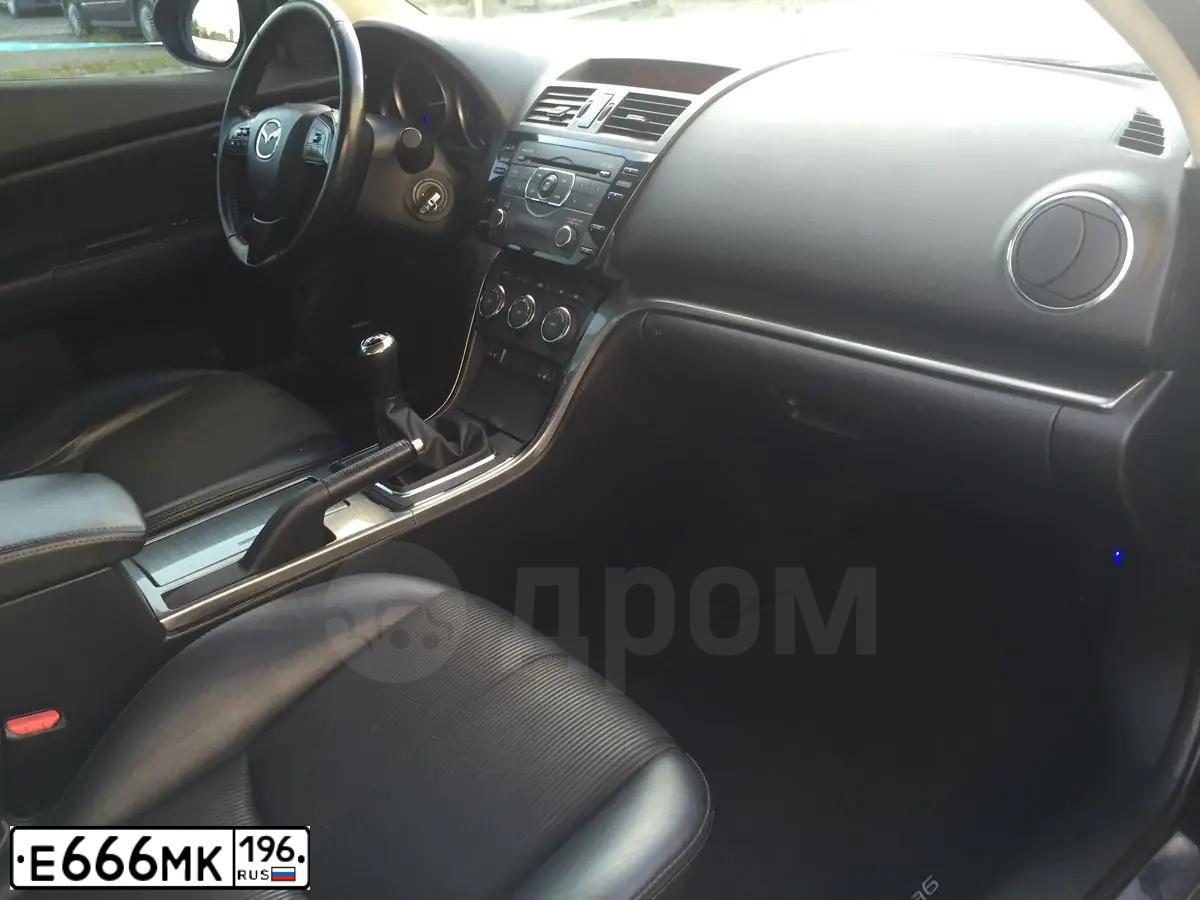 Фото автомобиля MAZDA 6, 2011 — госномер Е666МК196. Цвет: ЧЕРНЫЙ
