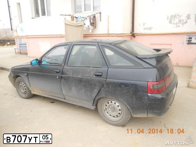 Фото автомобиля LADA 2112, 2006 — госномер В707УТ05. Цвет: ГРАФИТОВЫЙ МЕТАЛЛИК