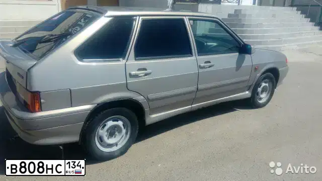 Фото автомобиля LADA 2114 SAMARA, 2007 — госномер К096ОХ34. Цвет: СЕРО-БЕЖЕВЫЙ