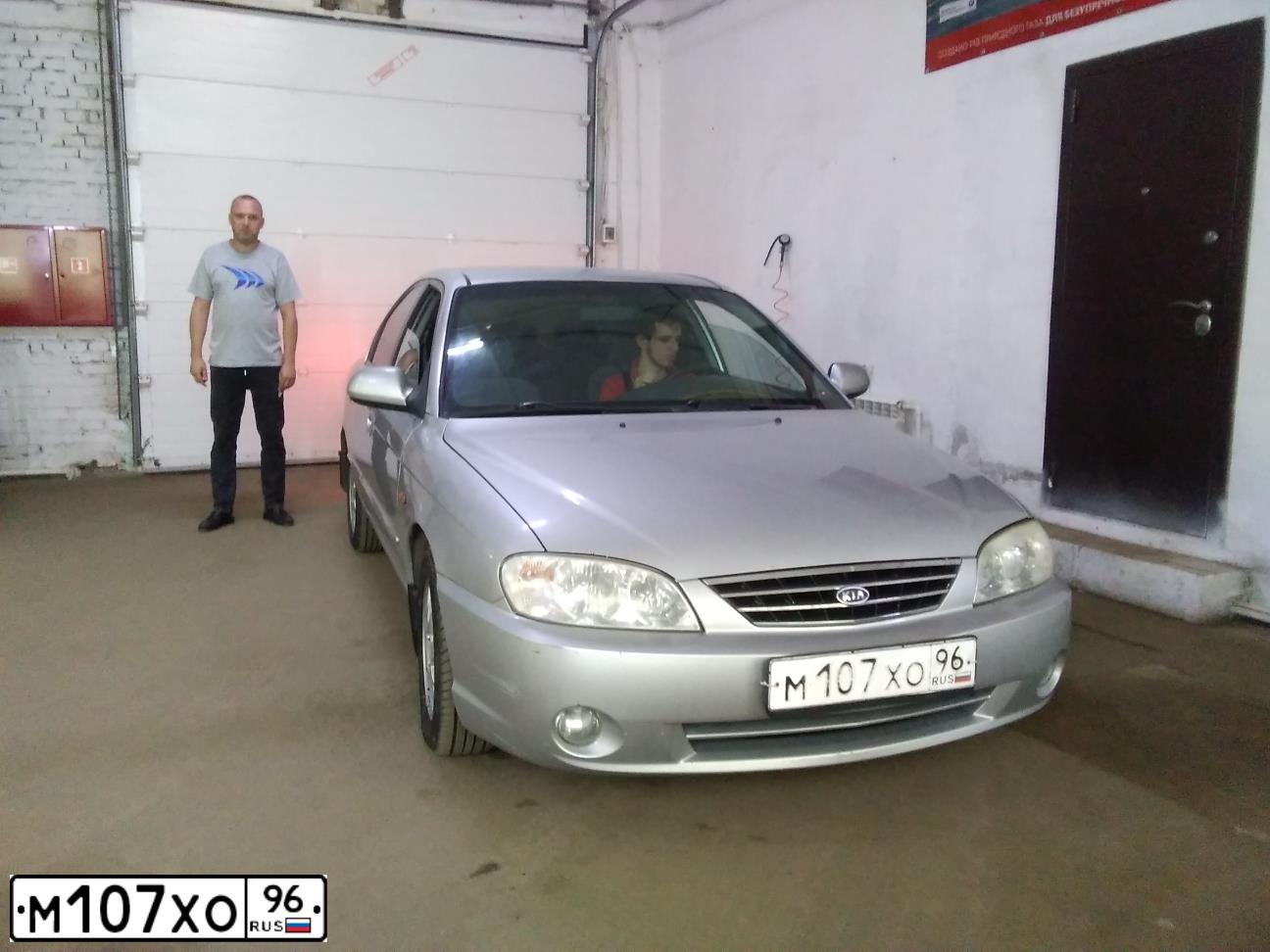 Фото автомобиля KIA SPECTRA, 2007 — госномер Н775ТМ790. Цвет: серебристый