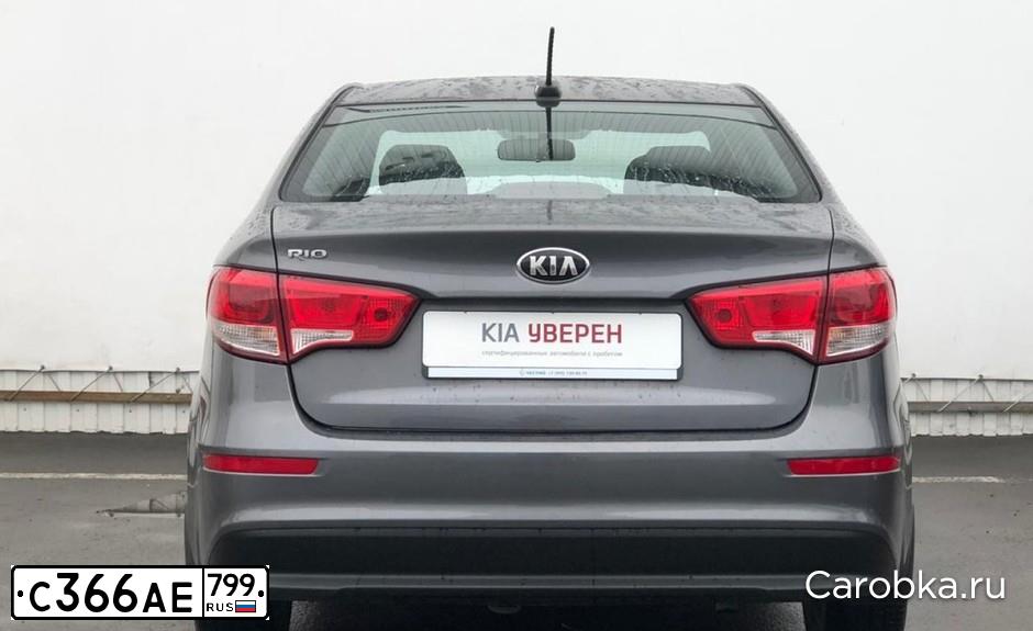 Фото автомобиля KIA RIO, 2017 — госномер В952АР76. Цвет: ТЕМНО-СЕРЫЙ