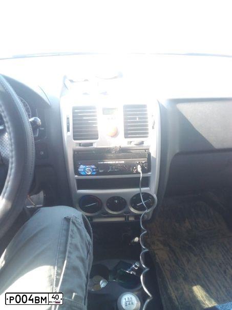 Фото автомобиля HYUNDAI GETZ, 2007 — госномер Р283ТК40. Цвет: ЧЕРНЫЙ