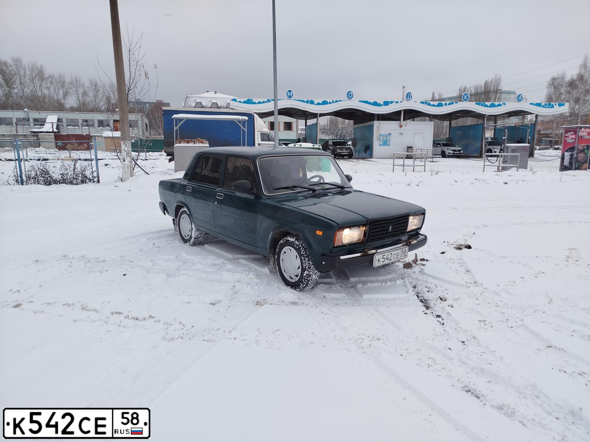 Фото автомобиля LADA 2107, 2007 — госномер К315ВК156. Цвет: ТЕМНО-ЗЕЛЕНЫЙ