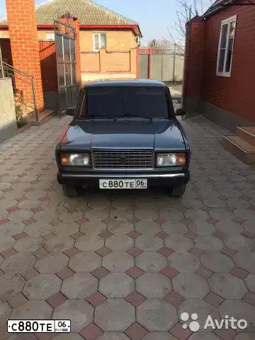 Фото автомобиля LADA 2107, 2010 — госномер А664КВ15. Цвет: ЗЕЛЕНЫЙ