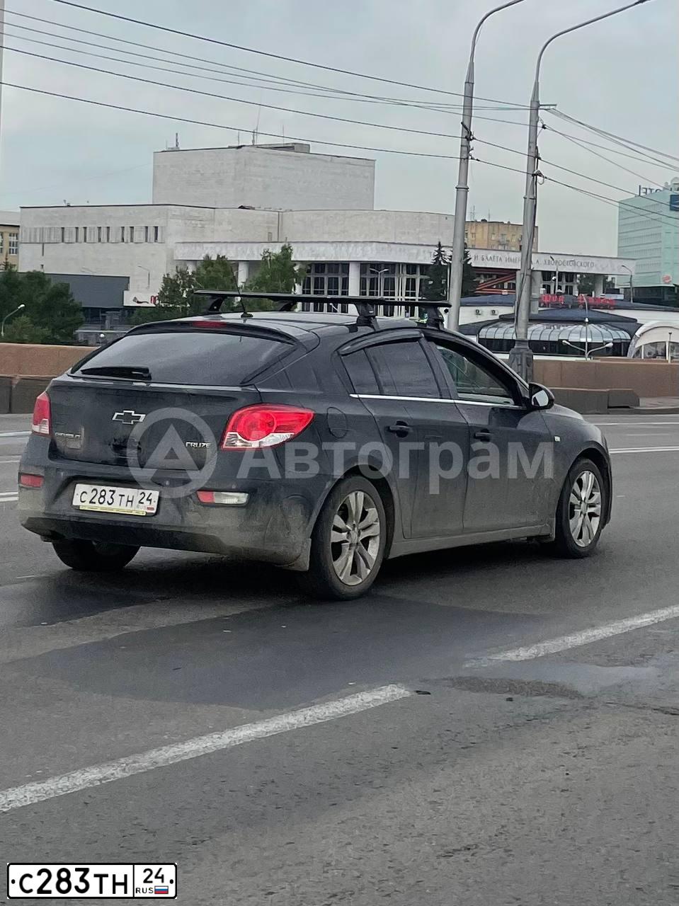 Фото автомобиля CHEVROLET CRUZE, 2012 — госномер С283ТН24