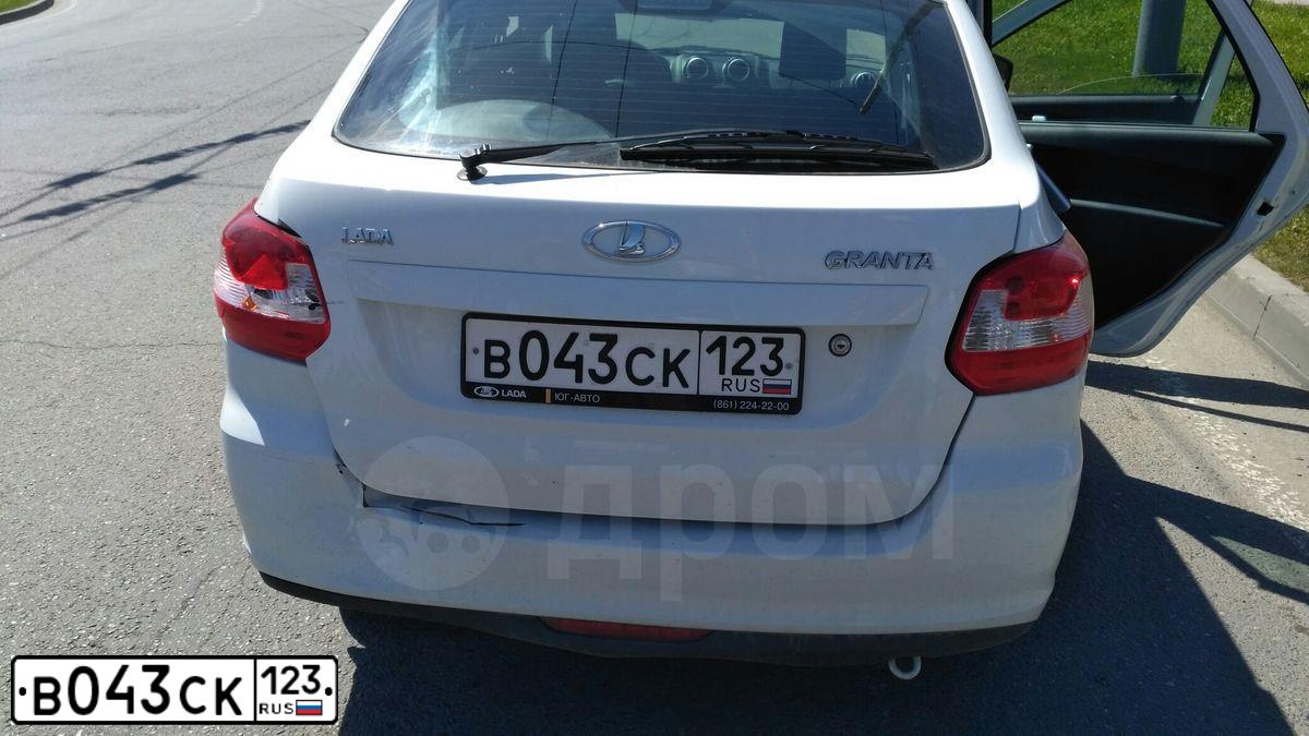 Фото автомобиля LADA 2191 GRANTA, 2016 — госномер В043СК123. Цвет: БЕЛЫЙ