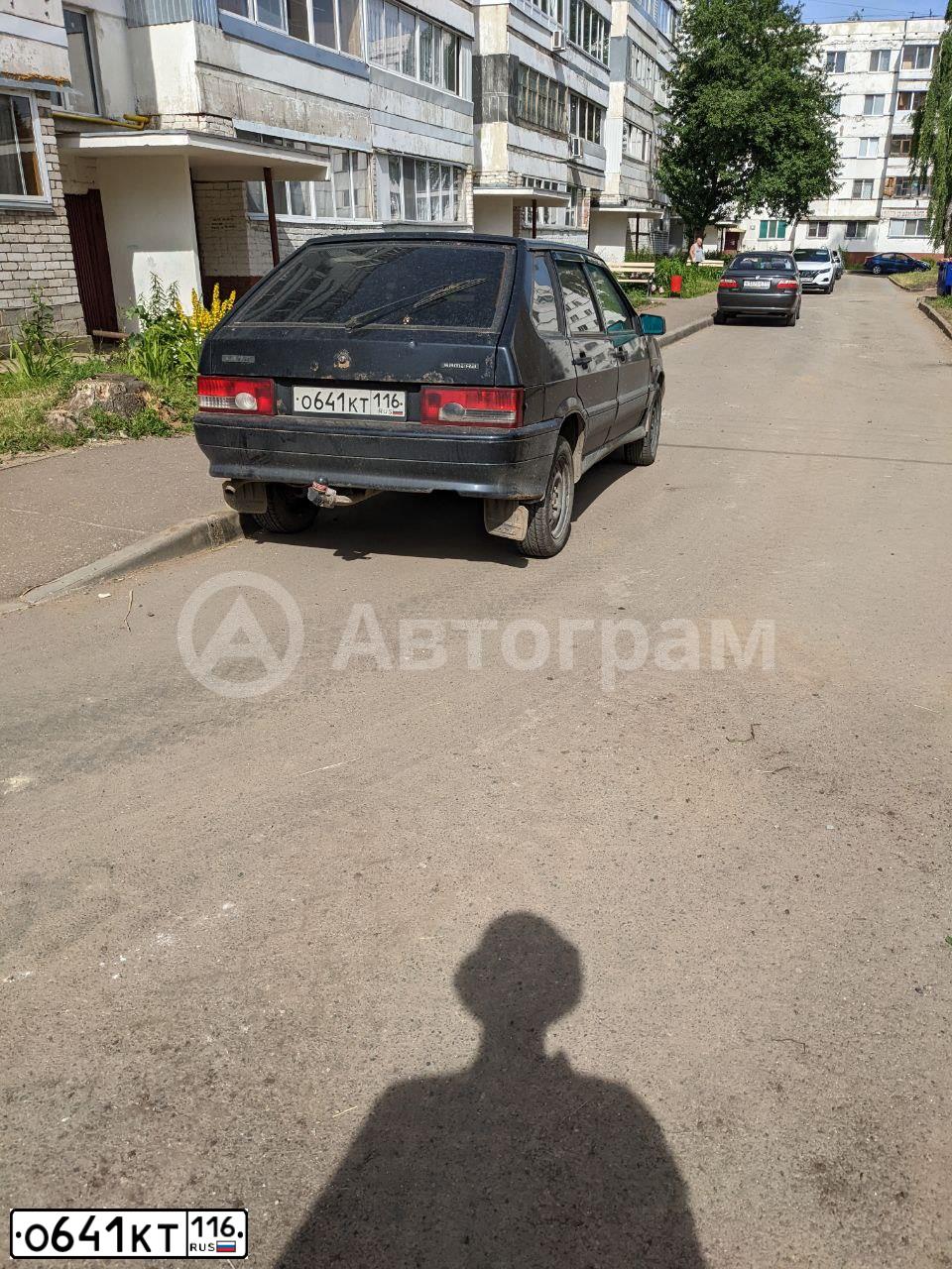 Фото автомобиля LADA 2114 SAMARA, 2007 — госномер О641КТ116. Цвет: ГРАФИТОВЫЙ МЕТАЛЛИК