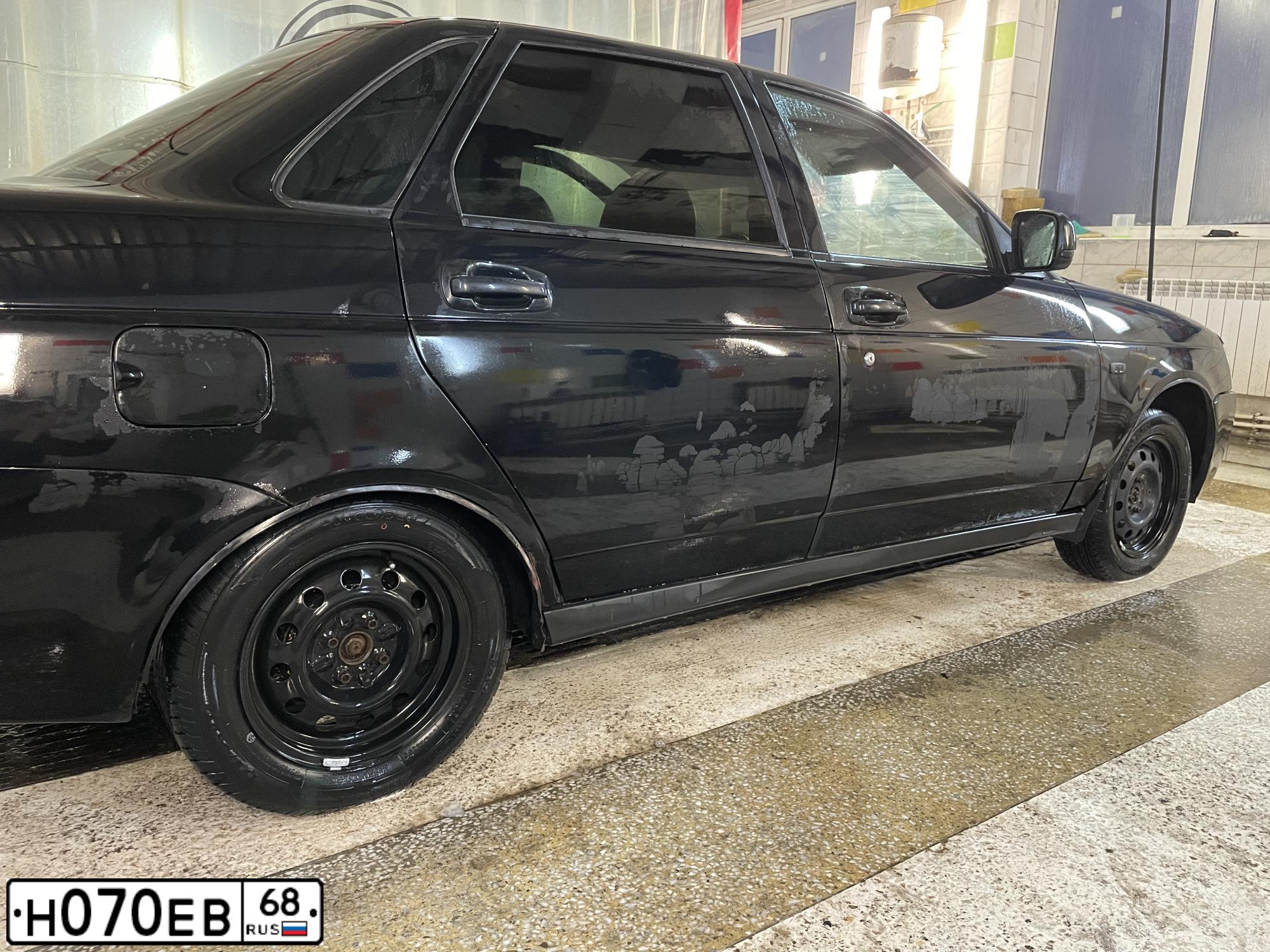 Фото автомобиля LADA 2170 PRIORA, 2007 — госномер О251КО68. Цвет: Сине-Черный
