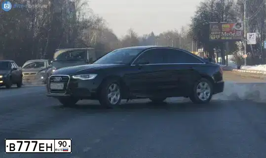 Фото автомобиля AUDI A6, 2011 — госномер В777ЕН90. Цвет: ЧЕРНЫЙ