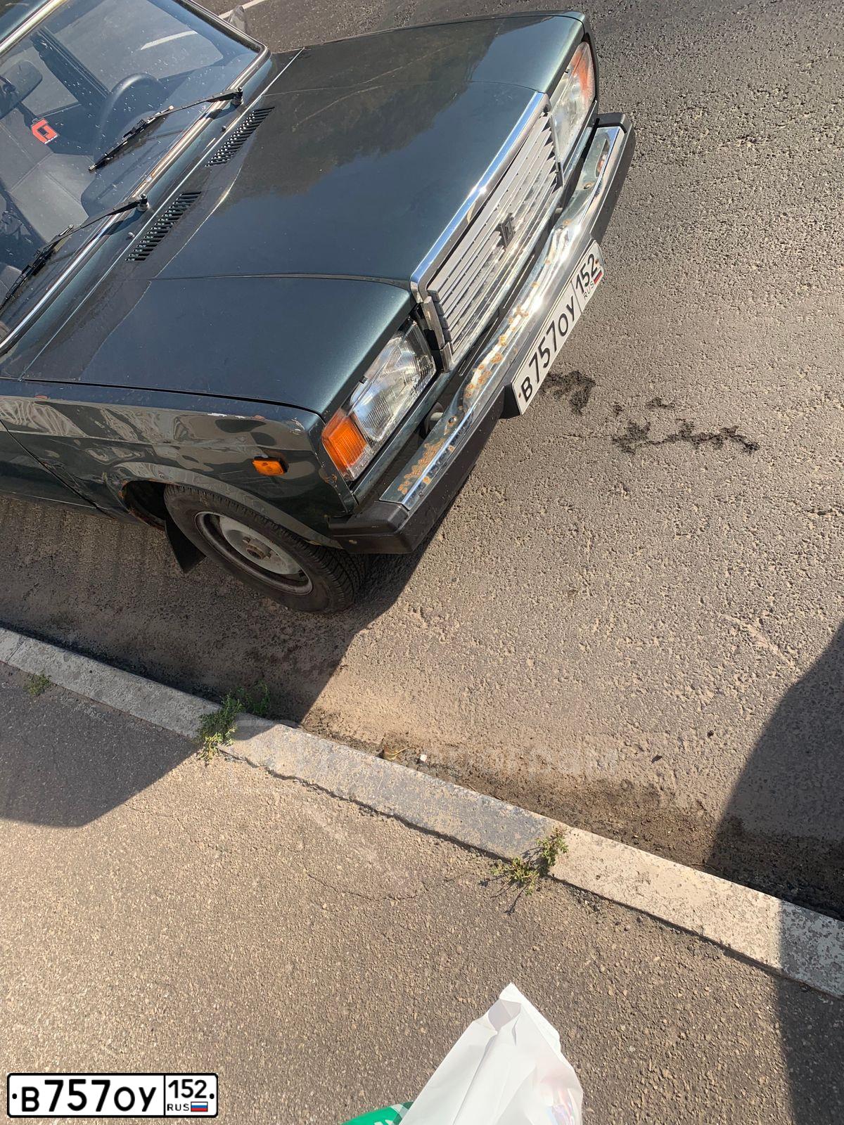 Фото автомобиля LADA 2107, 2010 — госномер В757ОУ152. Цвет: СЕРО-СИНЕ-ЗЕЛЕНЫЙ