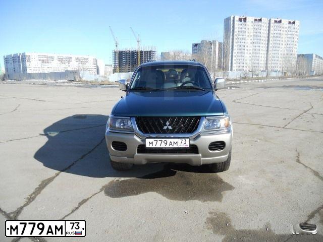 Фото автомобиля MITSUBISHI PAJERO SPORT, 2003 — госномер М779АМ73. Цвет: ЗЕЛЕНЫЙ