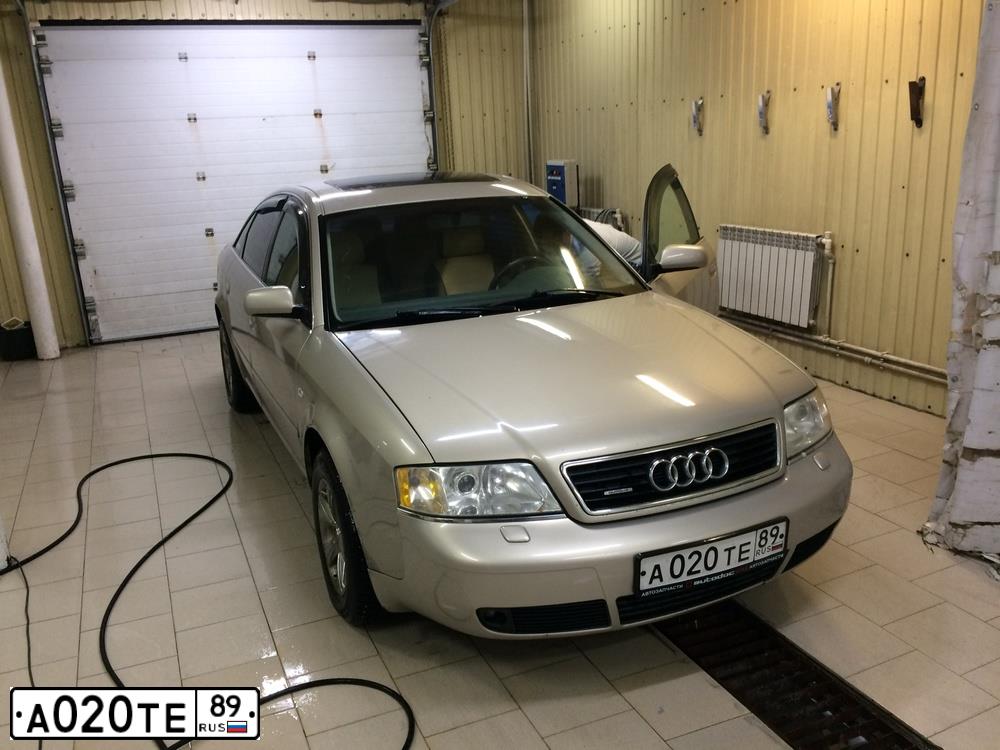 Фото автомобиля AUDI A6, 1999 — госномер К028ОУ126. Цвет: Коричневый