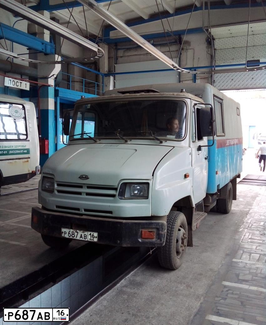 Фото автомобиля ZIL 5301 /4X2/, 2003 — госномер Р687АВ16. Цвет: СЕРО-ГОЛУБОЙ