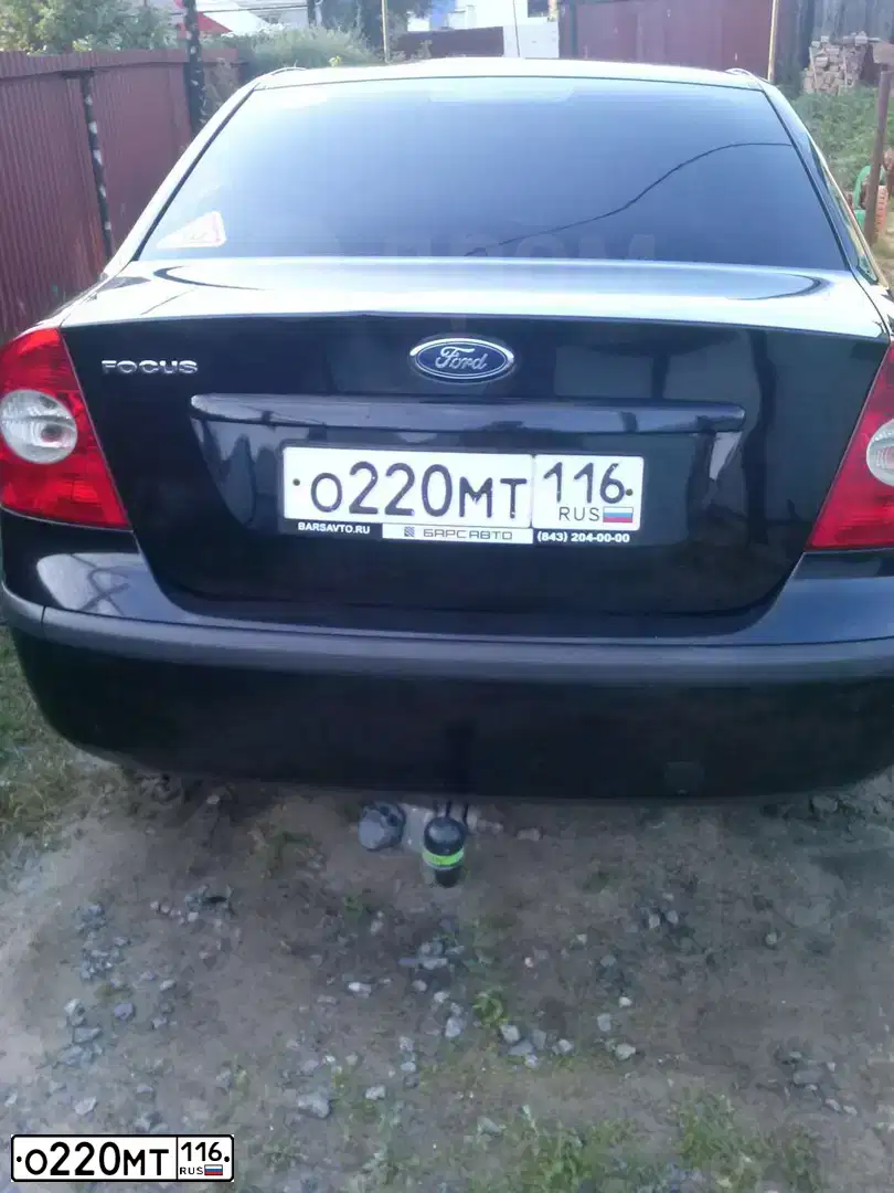 Фото автомобиля FORD FOCUS, 2007 — госномер О627НН196. Цвет: ЧЕРНЫЙ