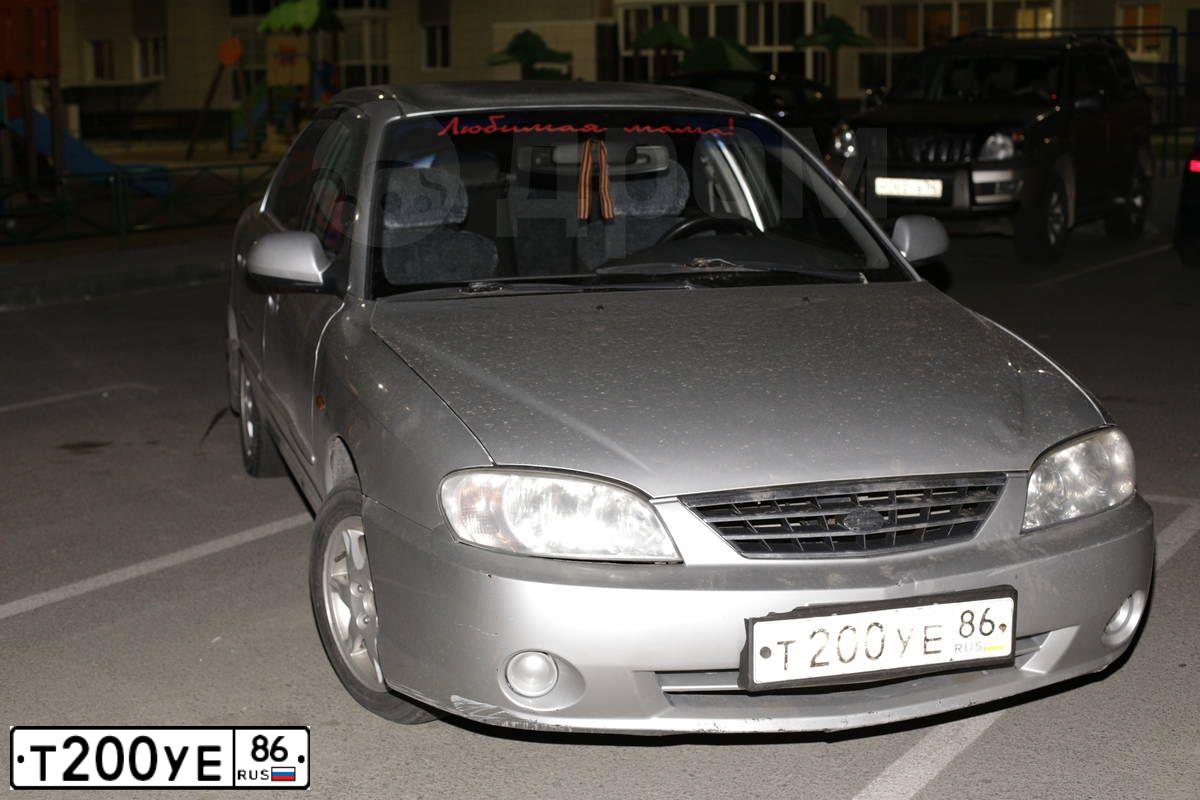 Фото автомобиля KIA SPECTRA, 2007 — госномер К855ЕХ196. Цвет: СЕРЕБРИСТЫЙ
