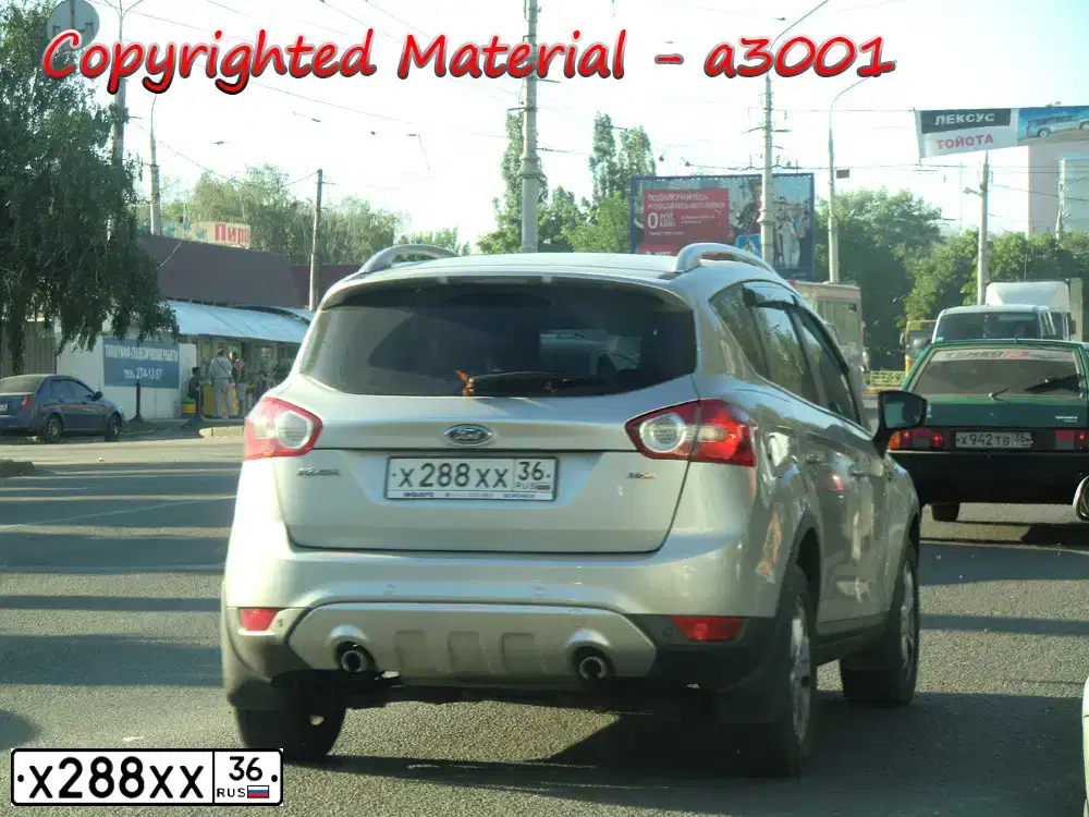 Фото автомобиля FORD KUGA, 2008 — госномер Т108МР18. Цвет: СЕРЕБРИСТЫЙ