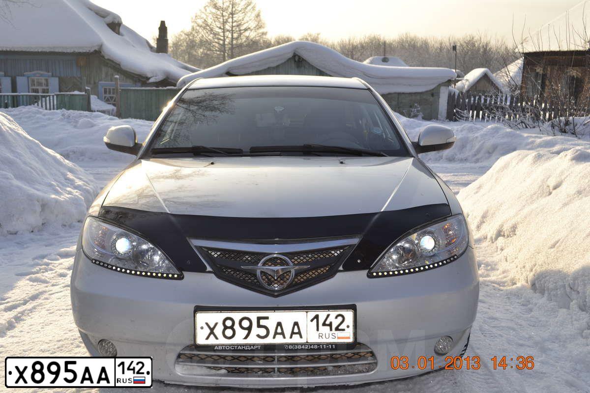 Фото автомобиля DERWAYS HAIMA 3, 2011 — госномер У334ТМ36. Цвет: Серебристый